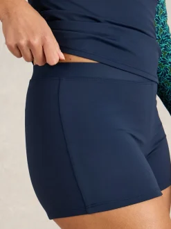White Stuff Dark Blue Bay Swim Shorts