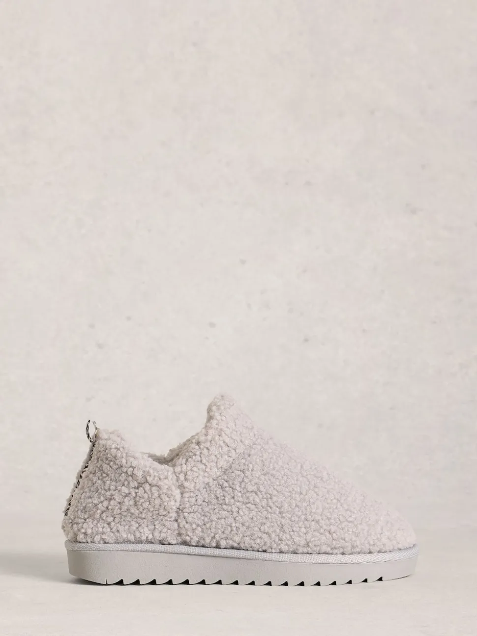 White Stuff Grey Borg Slipper Booties