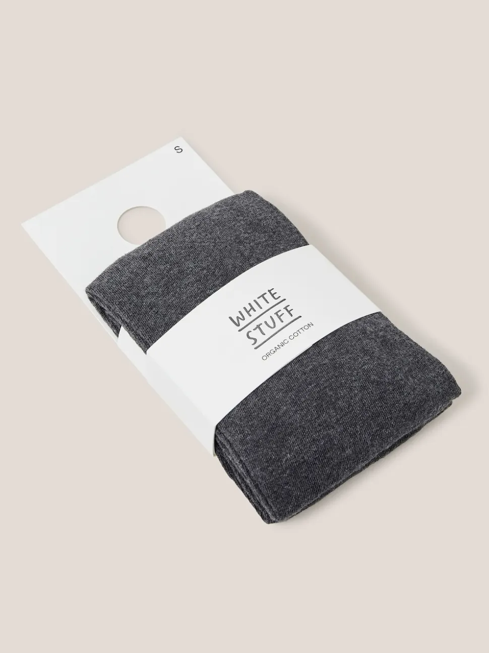 White Stuff Grey Patty Plain Tights
