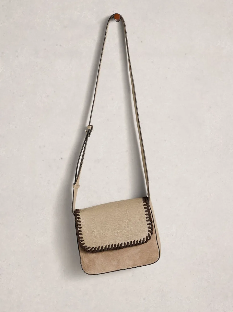 White Stuff Natural Isabelle Satchel Bag