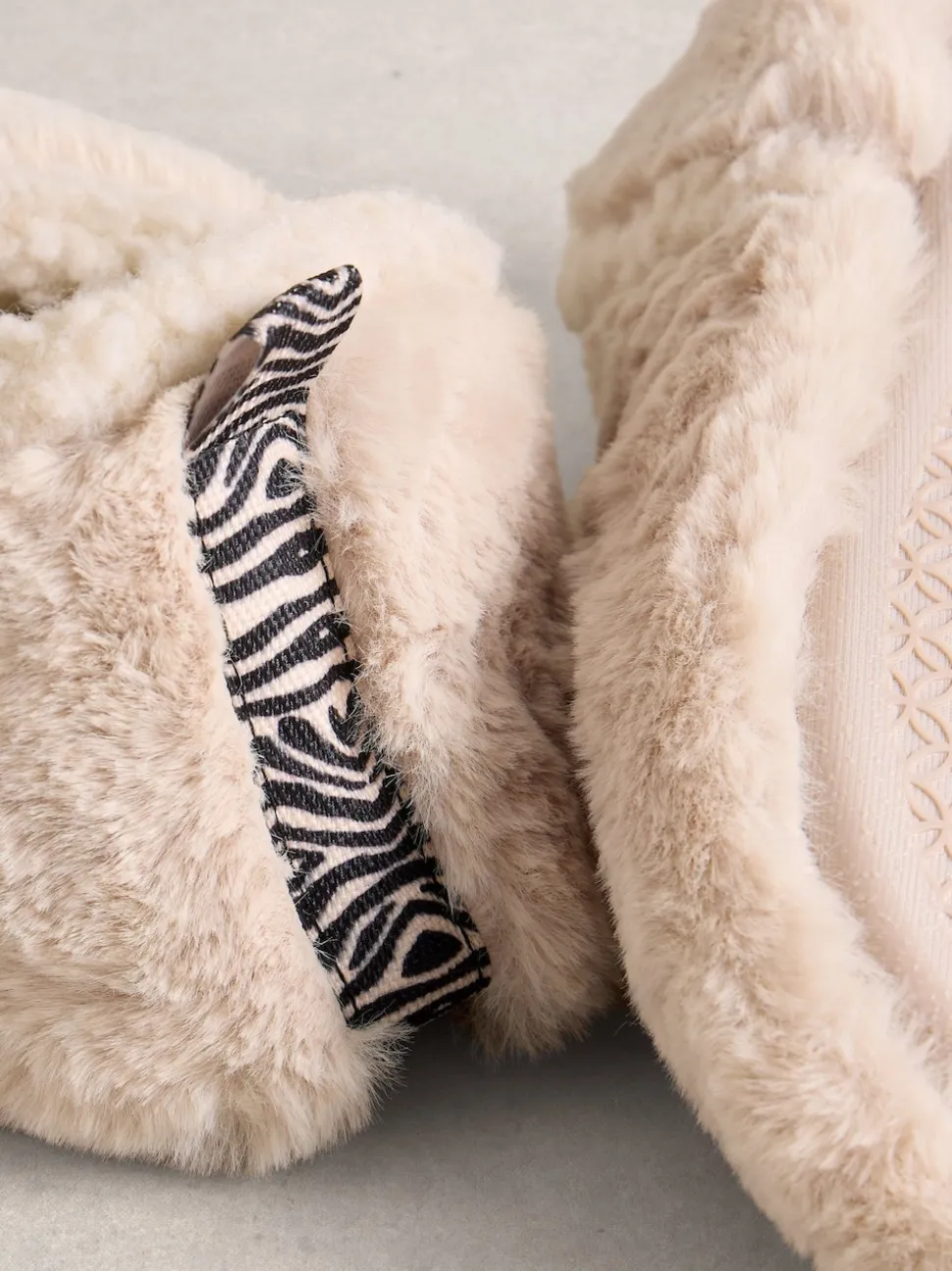 White Stuff Natural Reya Closed Back Slippers