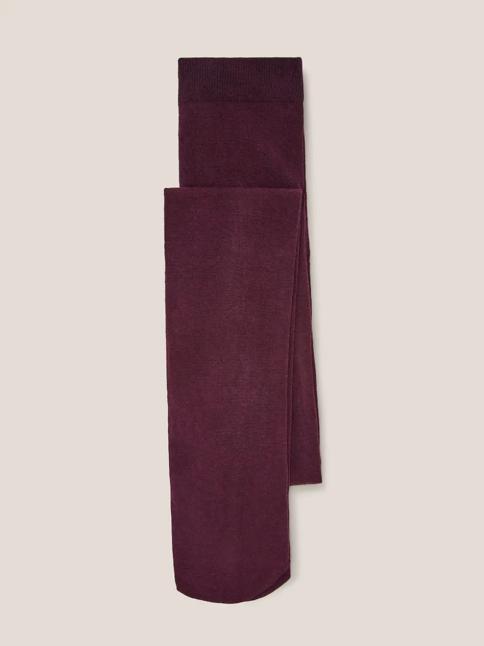 White Stuff Purple Patty Plain Tights