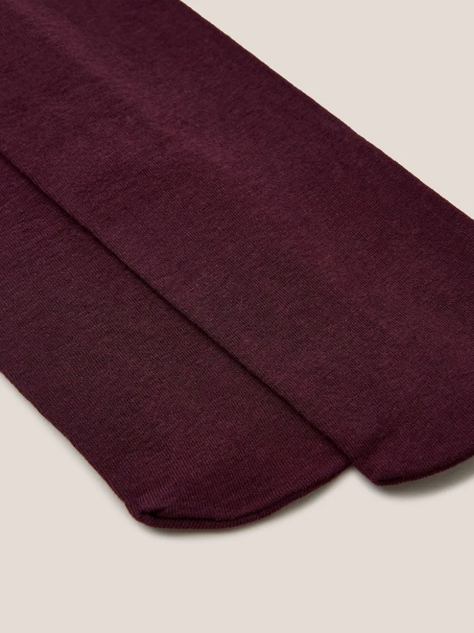 White Stuff Purple Patty Plain Tights