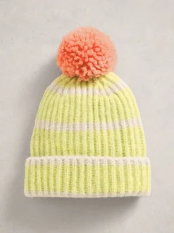White Stuff Red Pom in a Box Hats