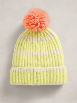 White Stuff Red Pom in a Box Hats