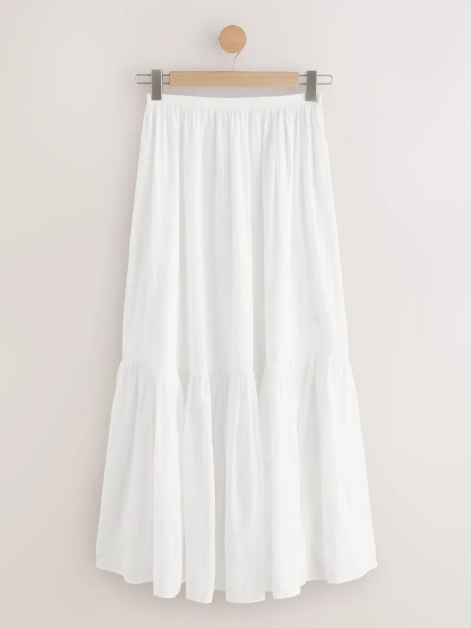 White Summer Maxi Skirt