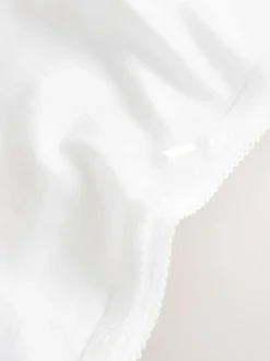 White Thong Cotton Rich Knickers 7 Pack