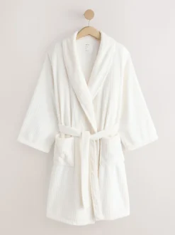 White Waffle Cosy Robe