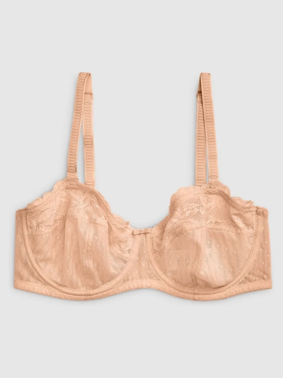 White/Praline Nude DD+ Non Pad Strapless Bras 2 Pack