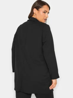 Yours Curve Black Limited Blazer