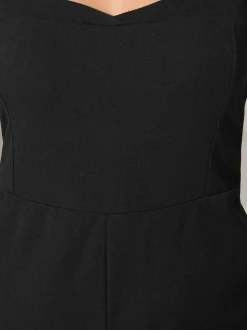 Yours Curve Black London Sweetheart Jumpsuit