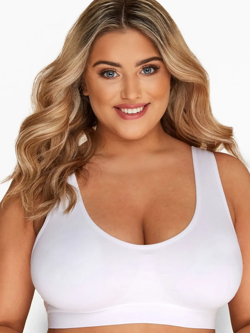 Yours Curve Black Seamless Unpadded Bra 2 Pack