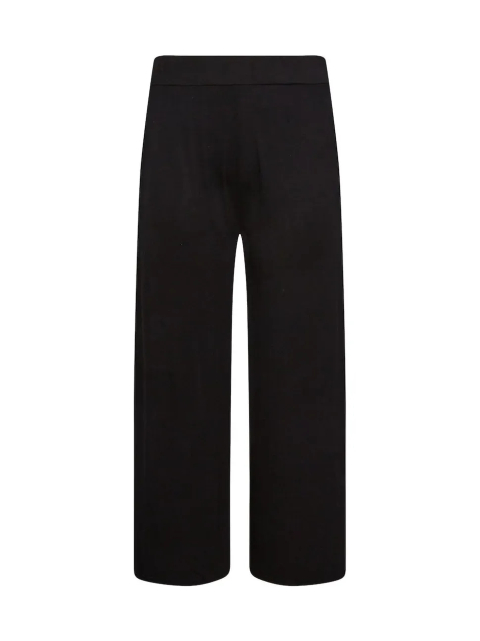 Yours Curve Black Wide Leg Trousers