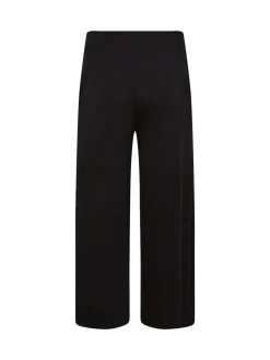 Yours Curve Black Wide Leg Trousers