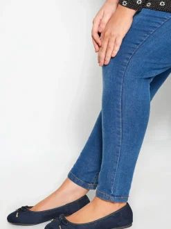 Yours Curve Blue Extra Wide Fit Extra Wide Fit Blaise Ballerinas