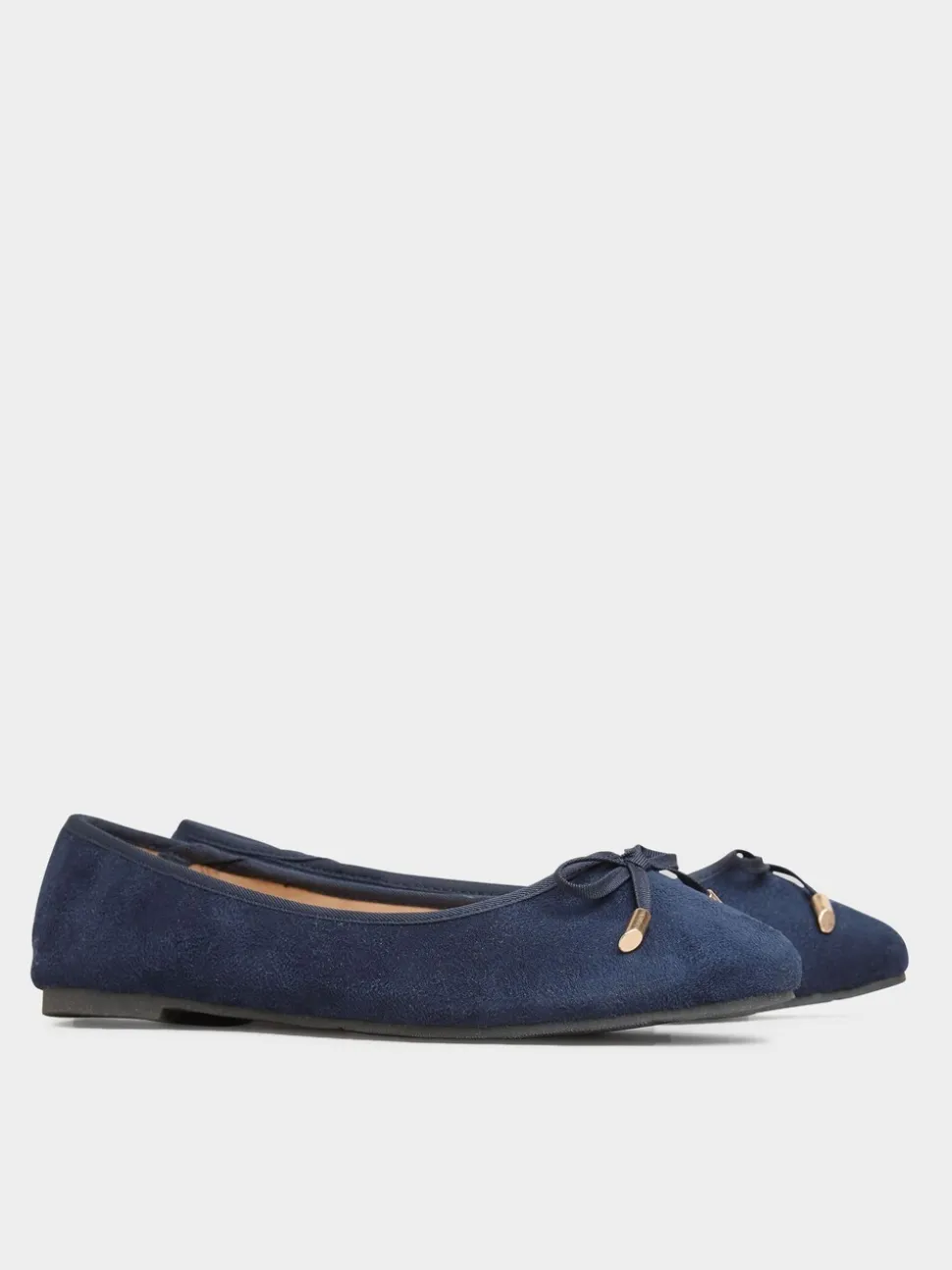 Yours Curve Blue Wide Fit Extra Wide Fit Blaise Ballerinas