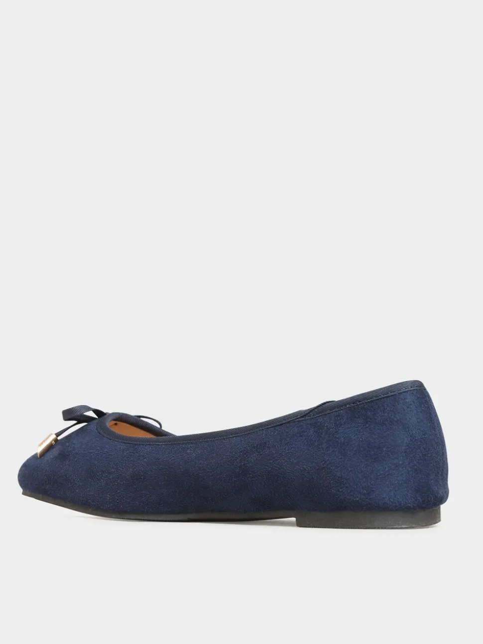 Yours Curve Blue Wide Fit Extra Wide Fit Blaise Ballerinas
