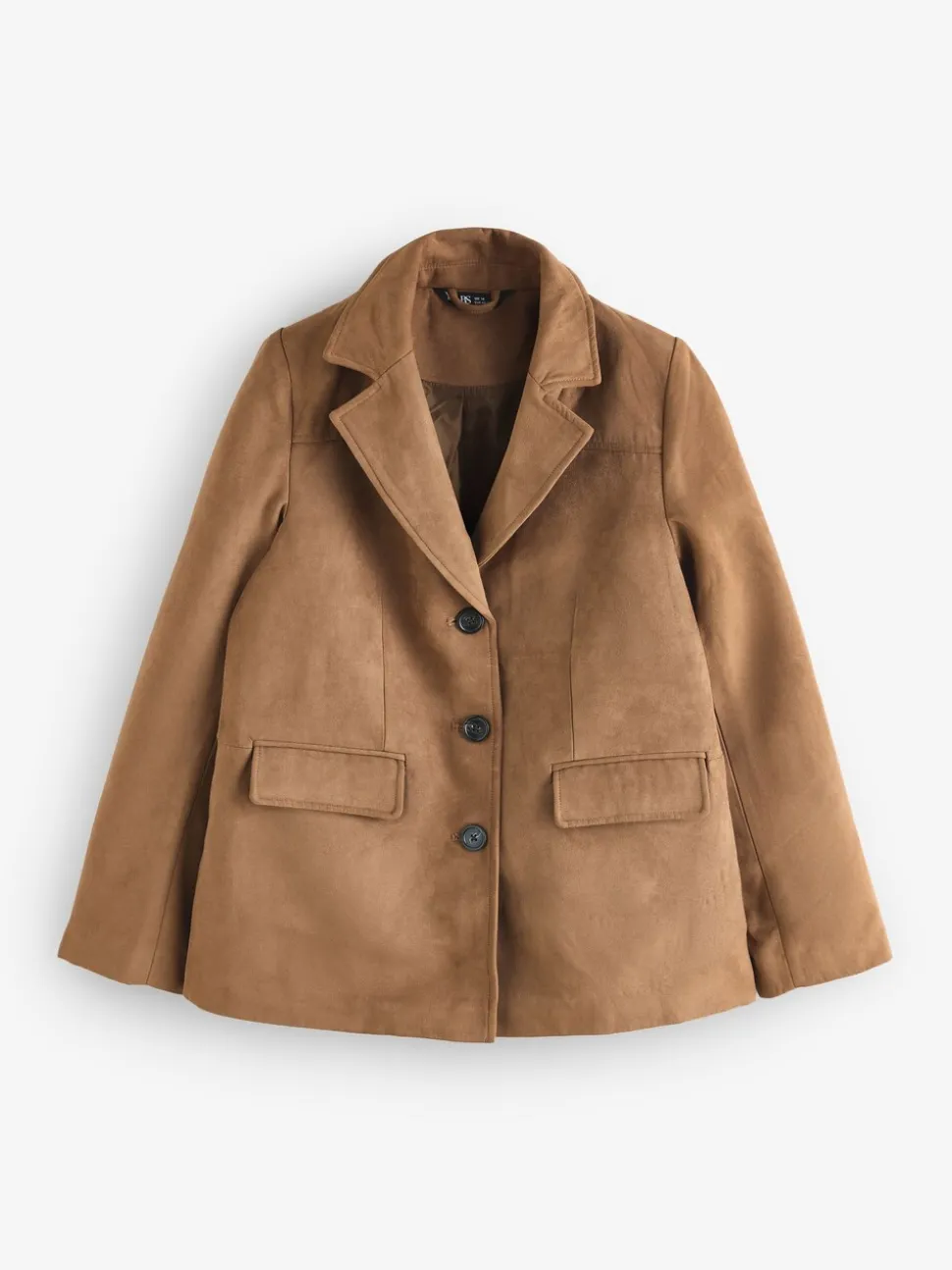 Yours Curve Brown Suedette Blazer