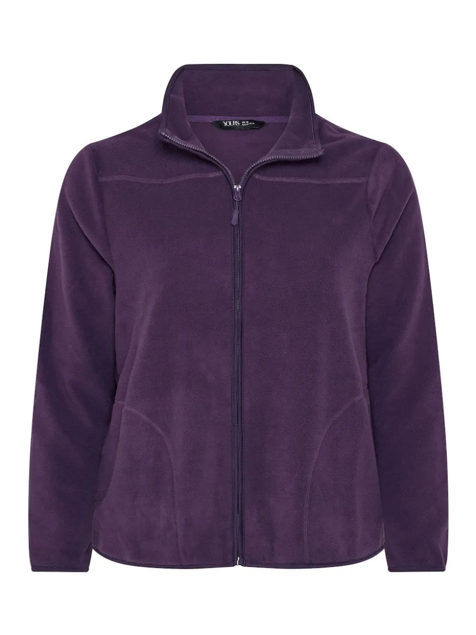 Yours Curve Purple Active Fleece